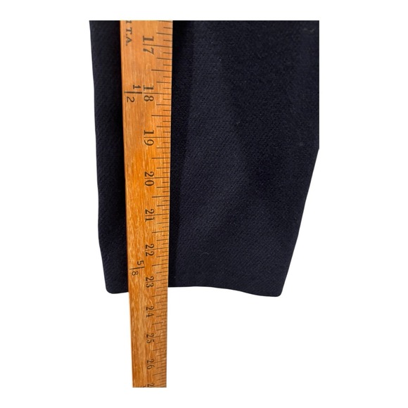Cathy Daniels Blazer Womens 12 Blue Wool Jacket Button Up Pockets Lined Nautical - Picture 9 of 10